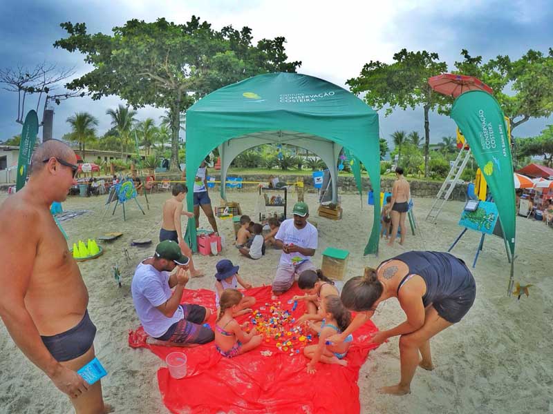 Ação de Verão na APA Baleia Sahy - Praia da Baleia - ICC