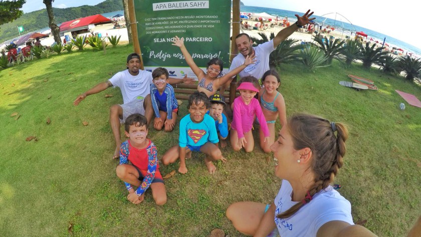 Ação de Verão na APA Baleia Sahy - Praia da Baleia - ICC