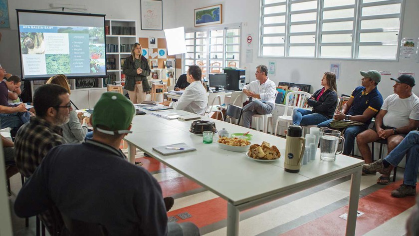 Reunião do conselho gestor da APA Baleia Sahy - Instituto Conservação Costeira