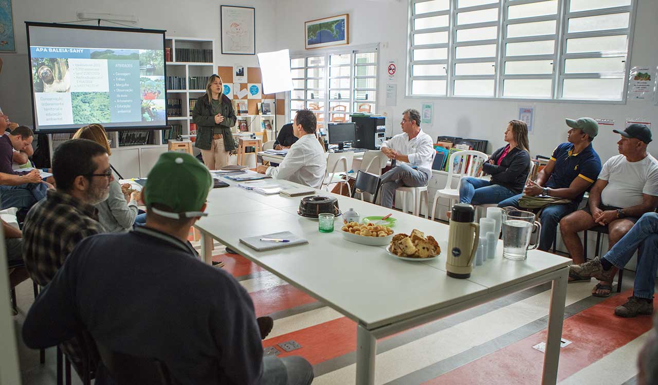 Reunião do conselho gestor da APA Baleia Sahy - Instituto Conservação Costeira