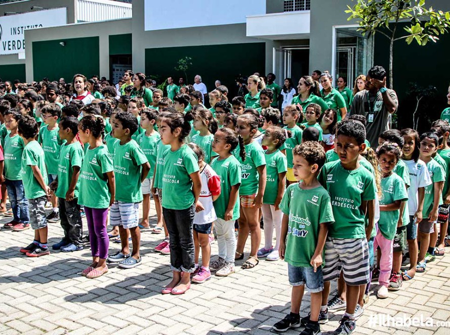 Parceria entre ICC e Instituto Verdescola (foto: Ilhabela.com.br)