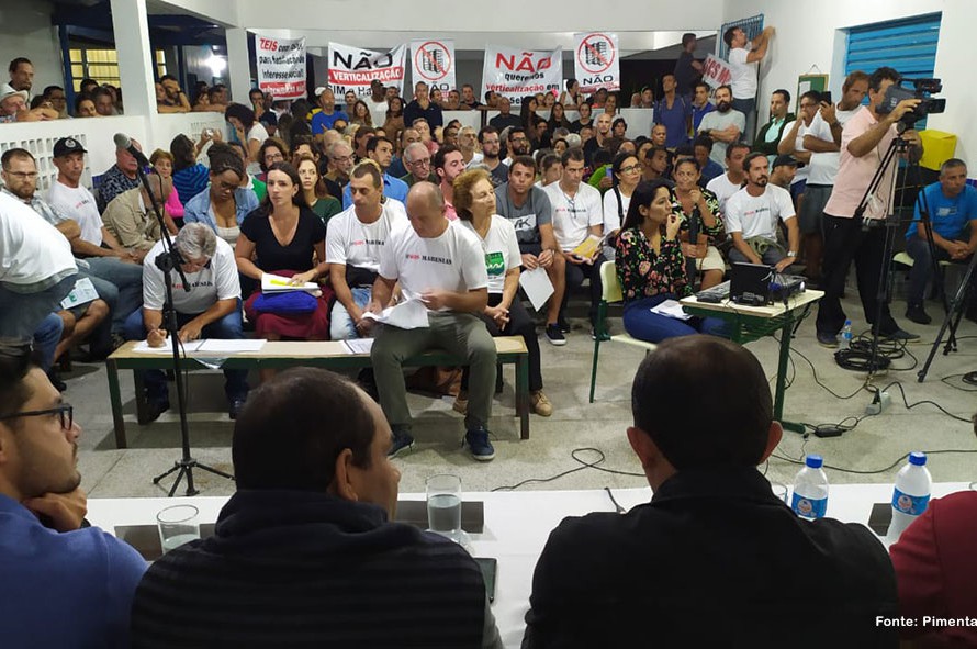 Comunidade participa de discussão sobre o Plano Diretor de São Sebastião (Foto: Pimenta na Política)