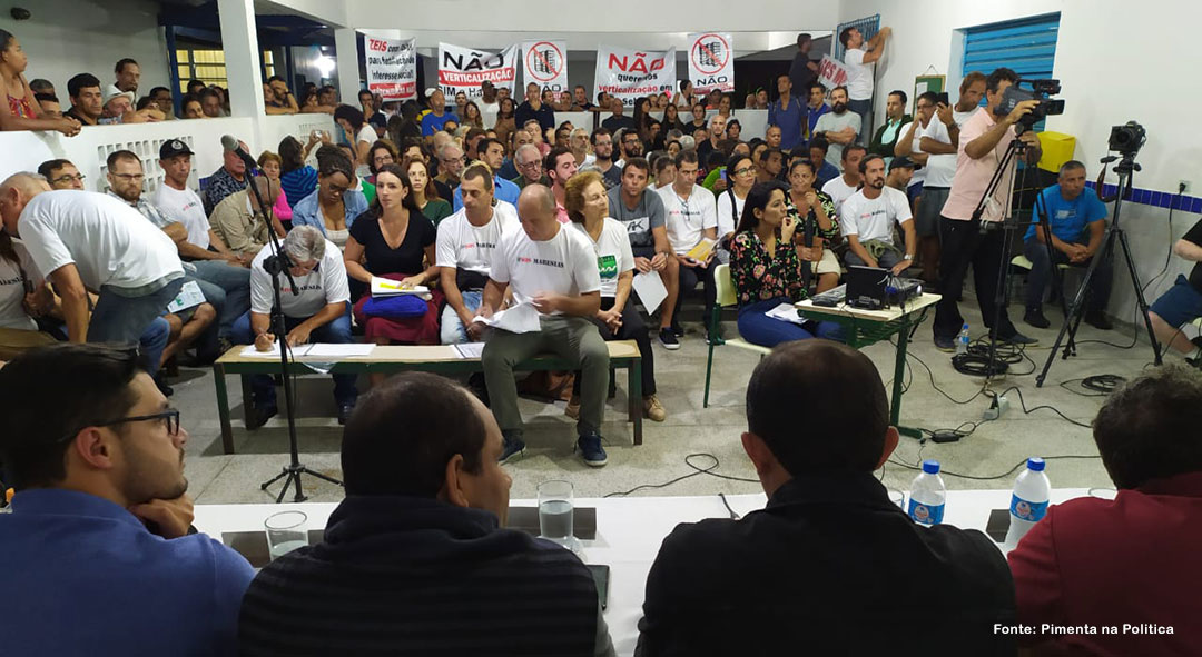 Comunidade participa de discussão sobre o Plano Diretor de São Sebastião (Foto: Pimenta na Política)