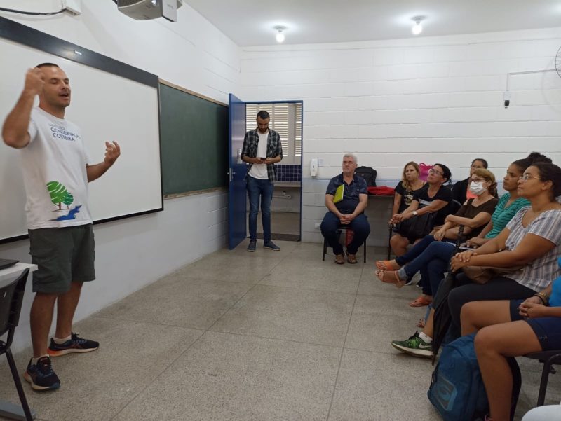 Parceria com Escola Municipal Henrique Tavares