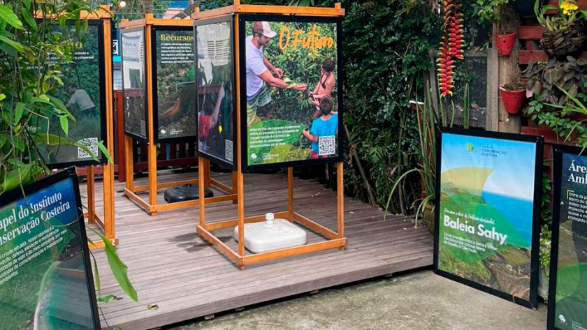 Exposição Descubra a APA Baleia Sahy do ICC será apresentada no VI Fórum de Educação Ambiental do Litoral Norte de São Paulo