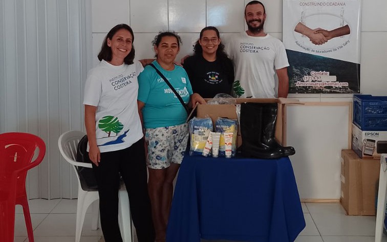 Entrega dos kits de EPI para comunidades da Vila Sahy e do Baleia Verde - ICC